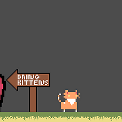 Screenshot of the game "KittyFinder"